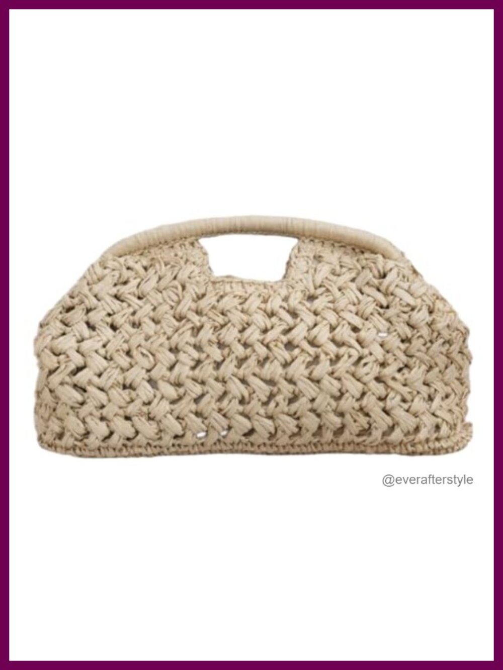 Bohemia Straw Beach Bag Slouchy Hobo Shoulder Crossbody Purse Travel Tote